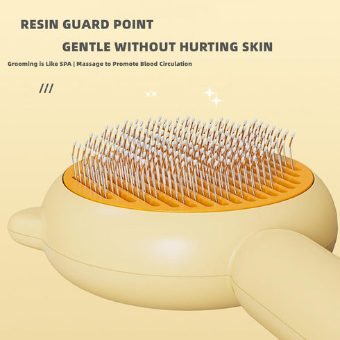 Cat Brush Dog Brush Self Cleaning Cat Comb Hair Brush with Release Button for Shedding Pet Massage Brushes Cat Grooming Brush for Shedding Long or...