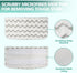4 PCS Replacement Pads Accessory for Shark Steam Mop S1000, S1000A, S1000C, S1000WM, S1001C, S2001 Dirt Grip Pads, Microfiber Washable & Reusable...