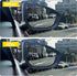 2 Pieces Car Film Rearview Mirror Film, Waterproof HD Clear Mirror Film Anti Fog Rainproof Nano Coating Car Film Protective Sticker for Car Rearvi...