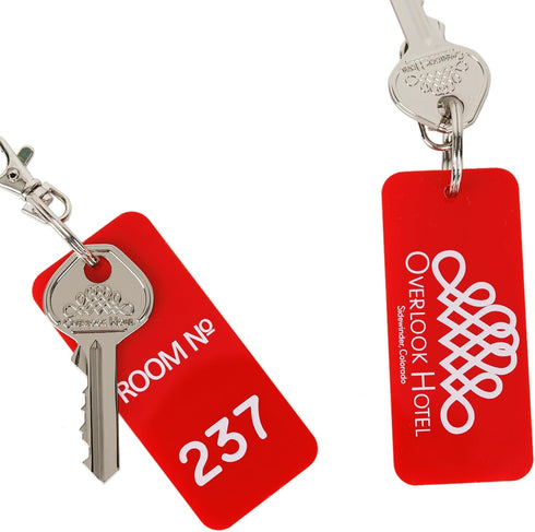 Angelina's Palace Overlook Hotel The Shining Room Card Luggage Tag Vintage Key fob Room NO.237 Keychain Fans Gifts...