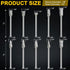 Carbide Burr Set Compatible with Dremel Rotary 1/8" Shank 10PCS Die Grinder Rotary Tool Rasp Bits Accessories for Woodworking Drilling Metal Carvi...