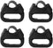 4pcs Camera Strap Triangle Split Ring Hooks with Plastic Bracket Camera Straps Luggage Accessories...
