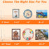 5 Pack Acrylic Display Stand, Plate Stand for Display, Clear Easel Stand, Display Holder for Card, Frame, Picture, Magazine, Book, CD, Phone (Larg...