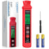 CAMWAY EMF Meter,Digital Electromagnetic Radiation Detector Handheld LCD EMF Detector, 1-1999V/M,0.01-99.99uT,EMF Reader with Flash Buzzer Alarm,f...