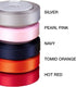VATIN Solid Color Double Sided Polyester Satin Ribbon 10 Colors 3/8" X 5 Yard Each Total 50 Yds Per Package Ribbon Set, Perfect for Gift Wrapping,...