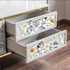 HAOKHOME 93399-1 Floral wallpaper Peel & Stick Purple/Green/White Nursery Wall Paper Boho Stick on Contact Paper 17.7in x 9.8ft...