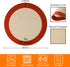 Round Silicone Baking Mats Set of 2-Silicone Mat for 8 Inch Pizza Cake Pan Air Fryer,Non-Stick Reusable Heat Resistant Baking Sheets for Bread Coo...