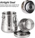 Paint Brush Cleaner and Holder - Airtight Stainless Steel Brush Washer for Painting with Removable Porous Filter (Medium)...