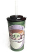 Funky Star Wars The Child Baby Yoda 16 oz. Sports Tumbler with Lid and Straw...