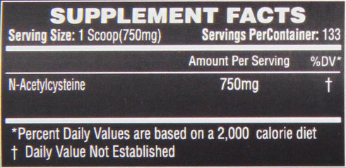 Pure N-Acetyl L-Cysteine (NAC) Powder - Liver Health and Cellular Support, Bulk Supplements, NAC for Bodybuilding and General Wellness and Antioxi...