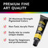 RoseArt Premium Paint Set – 24 Count Acrylic Paints for Canvas, Wood, Ceramic and Fabrics – Craft Painting Supplies for Casual to Professional Art...