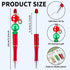 Whaline 24Pcs Red Green Gold Beadable Pen 3 Colors Bead Ballpoint Pen Gel Ink Pen Retractable Writing Pens Beaded Crafting Pens with Extra Refills...