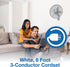 Air King 9018 Commercial Grade Oscillating Wall Mount Fan, 18-Inch , White...