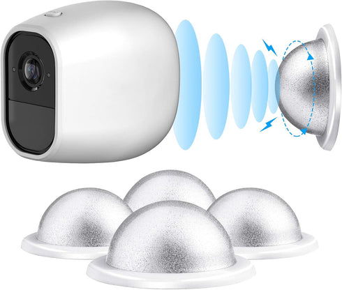 Skylety 4 Pack Security Wall Mount, Metal Magnetic Mount Compatible with Magnetic Arlo, Arlo Pro, Arlo Pro 2, White, Arlo Accessories...