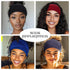 Woeoe Headbands for Women, Wide Headband for Women, Stretchy Workout Hair Bands, 4-Pack, Black, Bow Style...