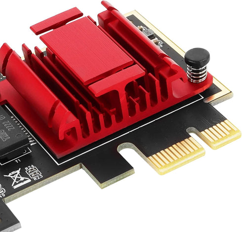 2.5Gb Network Card PCIe Realtek RTL8125B Chip 2500/1000/100Mbps 2.5GBase-T Network Adapter RJ45 LAN Support PXE pour Windows/Linux/MAC...