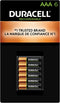 Duracell Rechargeable AAA Batteries, 6 Count Pack, Triple A Battery for Long-lasting Power, All-Purpose Pre-Charged Battery for Household and Busi...