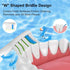 Toothbrush Heads Compatible with Bitvae D2 Electric Toothbrush, Soft Brush Bristles, 10 Pack Replacement Heads, White...