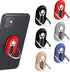 6 Pieces 3-in-1 Multipurpose Mobile Phone Bracket Holder 360 Degree Rotation Cell Phone Ring Stand for Car Home, 5 Colors......