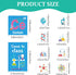 45 Pcs Science Classroom Decorations Wall Science Bulletin Board Set Science Cutouts Chemistry Scientist Posters Educational Material for Elementa...