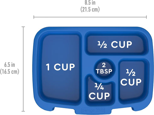 Bentgo Kids Tray with Transparent Cover (Blue)...