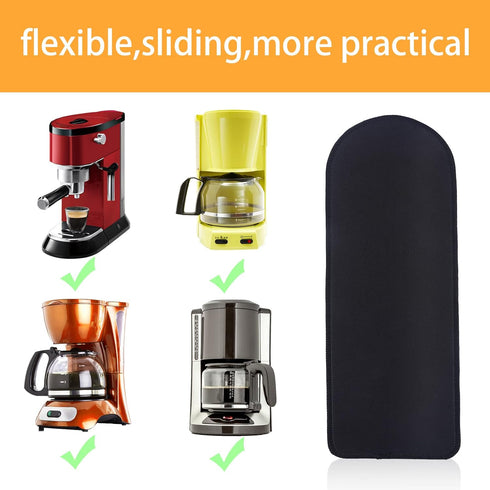 Coffee Maker Mat for Coffee Maker,Kitchen Appliance Slider,Coffee Maker Slider for Counter Kitchen Appliance, Drip Coffee Maker Accessories (L)...