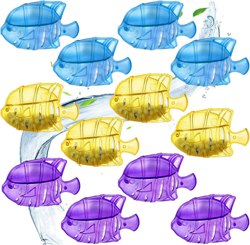 12PCS Universal Humidifier Cleaner Fish,Demineralization Cleaning Ball for Most Humidifier & Fish Tank, Purifies Water, Eliminates White Dust and ...