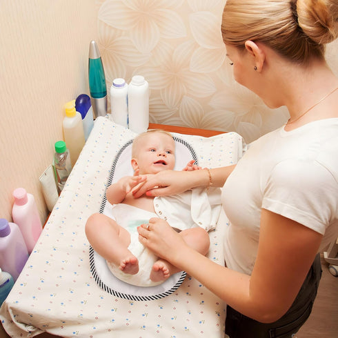 PandaEar 4 Pack Waterproof Changing Pad Liners, Baby Diaper Changing Underpads Liner Soft Changing Table Cover -23.6" x 11.8"...