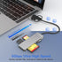Memory Stick pro Duo Adapter for iPhone, 6 in 1 SD/TF/M2/MS/CF/XD Picture Card Reader for Computer, Multi Card Reader with Lightning+USB A+USB C, ...