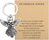 BNQL Guardian Angel Keychains 4 PCS Angel Charm Keychain Key Ring Guardian Angel Gifts...