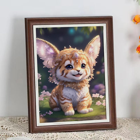Maripabon 5D Painting by Numbers Kits for Adults Cute Animals Glitter Tiger Full Drill DIY Diamond Art Kits Animals Aesthetic Picture Art for Home...