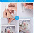Self-Adhesive Clips 30 Pcs Tapestry Hangers Sticky Photo Clips Wall Clips Double-Sided Adhesive Spring Clips for Notes, Poster, Paper, Flag Hanger...