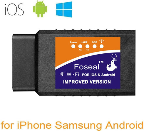 OBD2 Scanner, WiFi Car Code Reader Check Engine Light Diagnostic Scan Tool for iOS and Android...