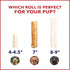 Pet Factory American Beefhide 7" Rolls Dog Chew Treats - Natural Flavor, 4 Count/1 Pack...