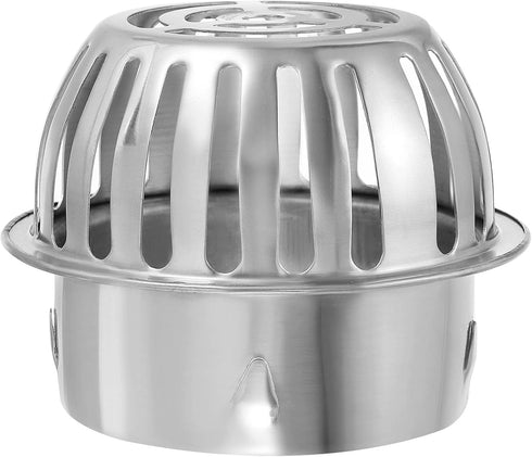 PATIKIL Dome Gutter Guard Filter, 304 Stainless Steel Downspout Strainer, Anti-Blocking Outdoor Gutter Cleaning Tool for Stops Leaves Debris, Fits...