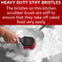 8" Pot & Dish Cleaning Brush by FryOilSaver Co., Dish Scrubber w/Stiff Bristle Brush for Kitchen Cleaning Tough Stain, Dishes, Pot, Pan, Sink, Sto...
