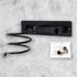 Hair Tool Organizer Holder Wall Mount Blow Dryer Drilling Rack Aluminum Styling Curling Iron Storage Shelf Bedroom Barbershop Bracket - Black...