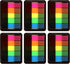600 Pieces Sticky Index Tabs Page Flags, ALOTCHE Transparent Sticky Notes Book Sticky Tabs for Annotating Books, Neon Pop Up Index Tabs Self-Adhes...