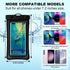 2 Pack-IPX8 Waterproof Phone Pouch with Lanyard, Universal Cell Phone Floatable Case Compatible with iPhone 15 14 13 12 Pro/Pro Max, 11 Pro/SE/Xs ...