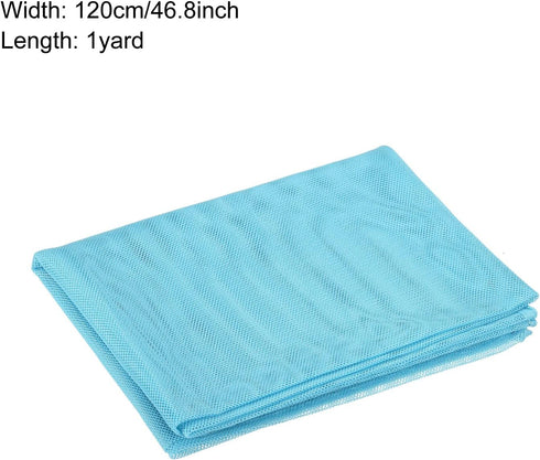 MECCANIXITY 120cm/46.8inch Mesh Fabric Lightweight Sheer Slightly Stretchy for Backpack Pocket and Straps, Netting Clothes, Netting Bag, Shopping ...