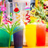 Summer Reusable Drinking Straws 24 Packs Pool Party Decorations Beach Fruit Party Favors Hawaiian Tropical Straws Goodie Bag Gifts for Birthday Pa...