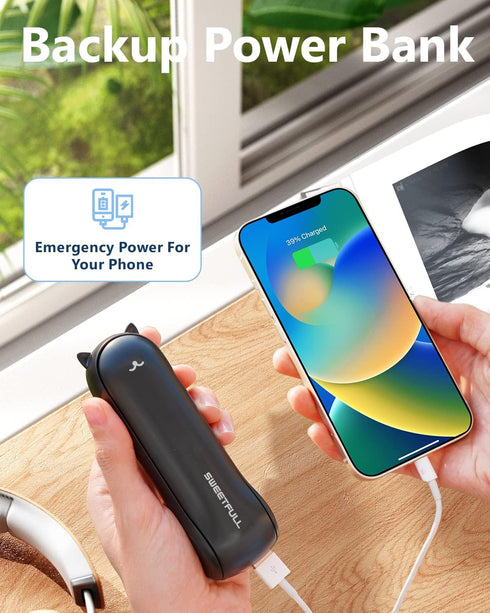 SWEETFULL Misting Fan, Handheld Personal Mister Fan, Small Fan Rechargeable, Mini Spray Water Mist Fan, Kids Women Portable Fan For Travel, Outdoo...
