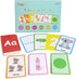 ZazzyKid Flash Cards for Toddlers Learning: 54 Double Sides Flashcards for Alphabets, Numbers, Colors, Shapes - Educational Toys for Preschool...