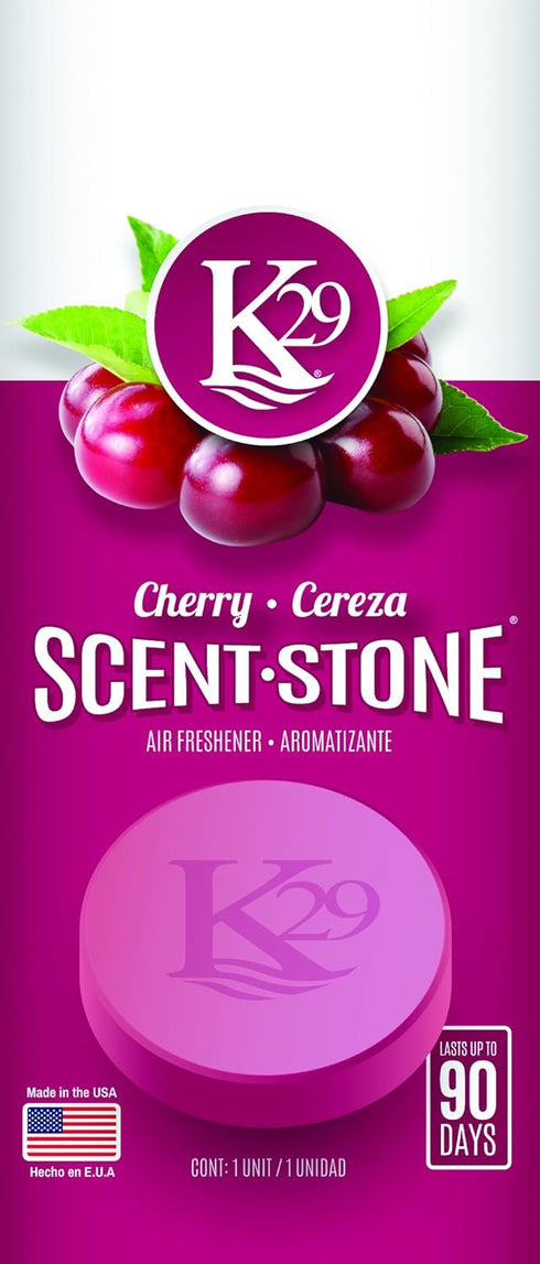 (K16003-4) K29 'Cherry' Stone Air Freshener, (Pack of 4)...
