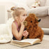 10.5 inches Highland Cows Stuffed Animals, Cute Fluffy Cow Plush Figure Toys Realistic Highland Cattle Plush Decor for Kids Baby Girls Boys...