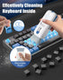 Keyboard Cleaner, 12-in-1 Phone Cleaning kit, Electronics Cleaning Brush Tool for Computer, PC Monitor,TV Camera Lens with 3ml Spray Cleaning Bott...