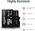 Amazon Basics Micro SDXC Memory Card with Full Size Adapter, A2, U3, Read Speed up to 100 MB/s, 64 GB (2pack), Black...