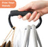 JIALEEY Grocery Bag Shopping Bag Holder Handle Carrier Tool Multi Purpose Snap Hook Stroller Hook Set Organizer Accessories with Soft Foam Grip fo...