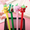 Cute Pens, Kawaii Animal Pens, Kawaii School Supplies Gel Ink Pens Boys Girls Cartoon Pens for Writing, Gifts for Children and Teachers Black Refi...