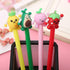 Cute Pens, Kawaii Animal Pens, Kawaii School Supplies Gel Ink Pens Boys Girls Cartoon Pens for Writing, Gifts for Children and Teachers Black Refi...